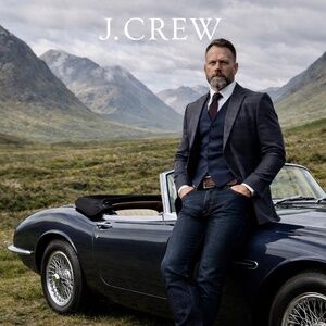 J. Crew Waistcoat Wool Vest – Men’s Medium – Navy Blue – NWT